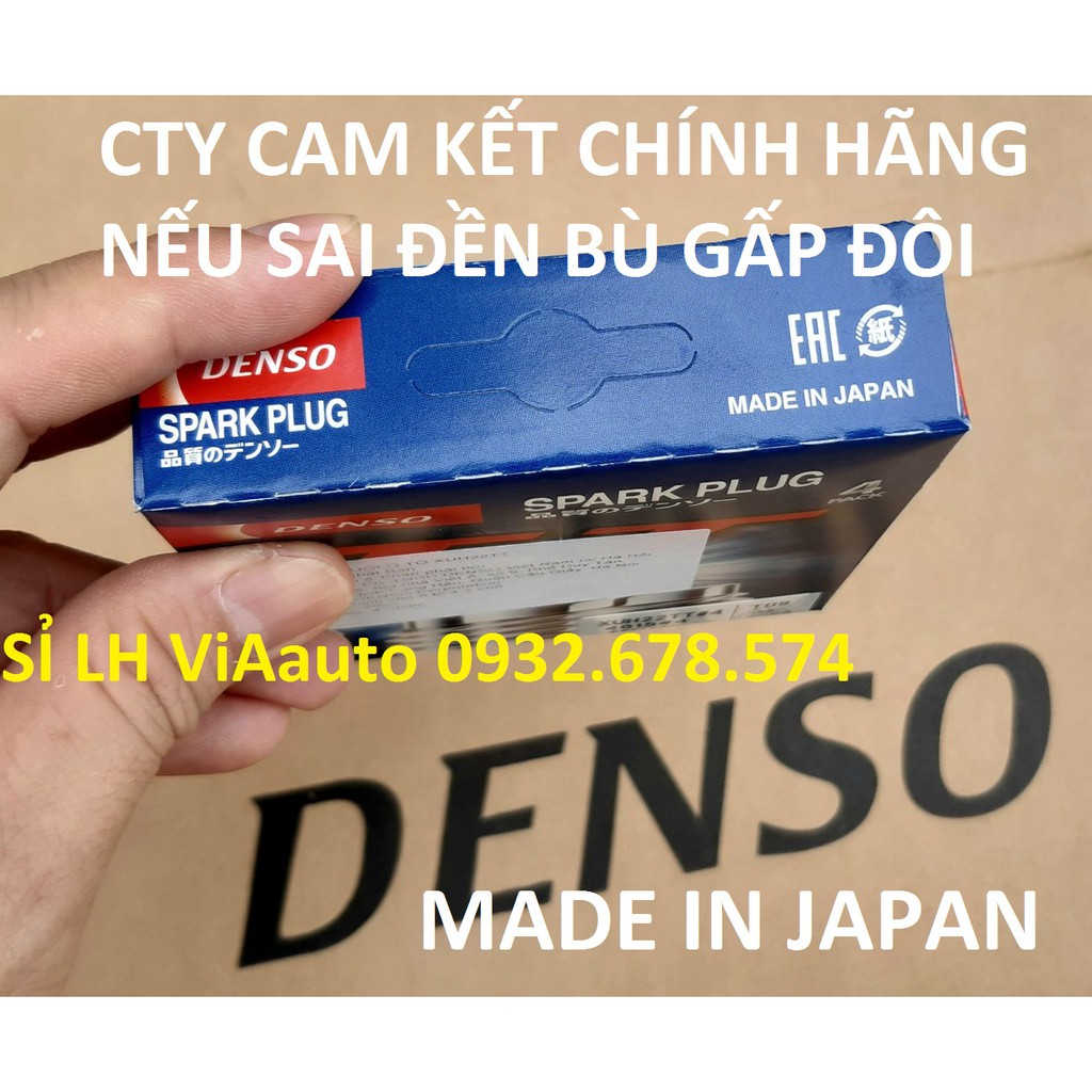 Bugi Denso Titanium xuất xứ Nhật Bản mã XUH22TT (Huyndai i10/ i30/ i30CW; Tucson 2.0)