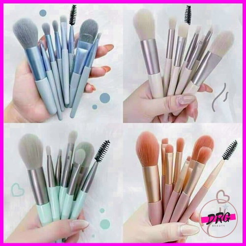 Bộ cọ trang điểm 8 cây vintage