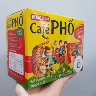 Cà phê sữa đá PHỐ hộp 10 gói