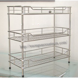 [FreeShip – Xả kho cắt lỗ sập sàn] trạn bát inox 3 tầng