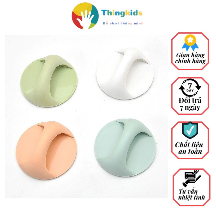 Miếng Silicon Bọc Tay Nắm Cửa,Tay Lùa Kéo Gắn Cửa Tủ Chống Va Đập Bảo Vệ An Toàn Cho Bé - Thingkids