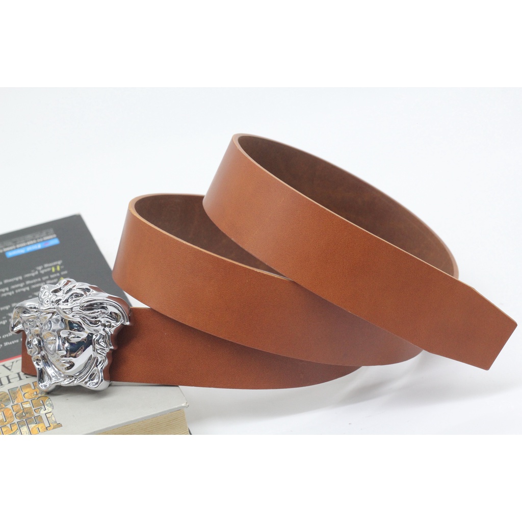 Dây Nịt Thắt Lưng Nam Da Bò Vachetta Nhập Khẩu Cao Cấp Nguyên Tấm Siêu Mềm Kèm Khóa Kim Không Gỉ, BH 12 Tháng ON01