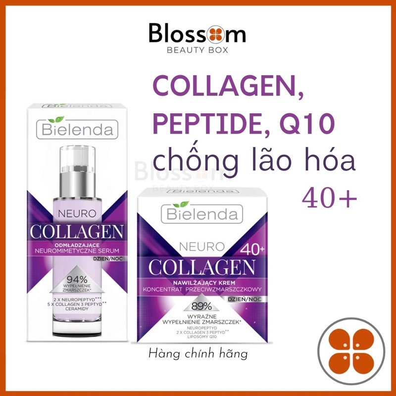 Serum &amp; kem dưỡng chống lão hóa, làm đầy da Bielenda | SERUM NEURO COLLAGEN