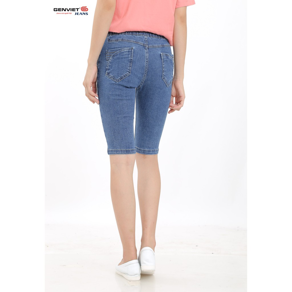 Quần ngố Jeans Nữ DQ303J330 GENVIET