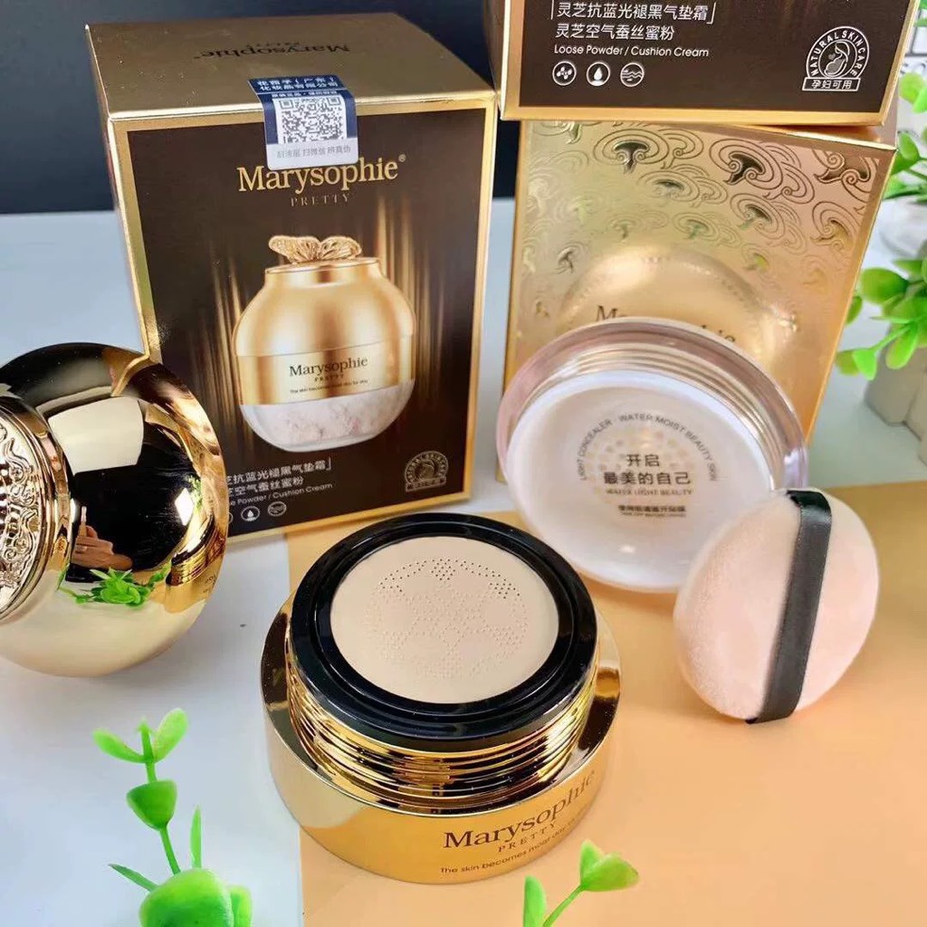 Phấn tươi kèm phấn phủ bột cao cấp Marysophie cap cấp