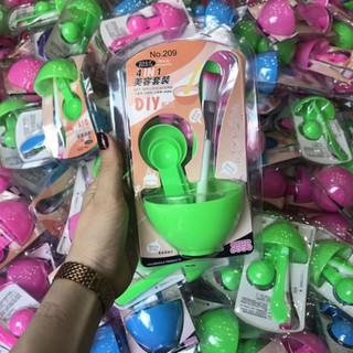 Bộ cọ chén đắp mặt nạ