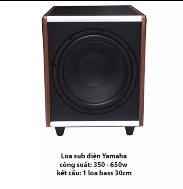 Loa sub điện YAMAHA mặt lưới vải bass 30 siêu trầm