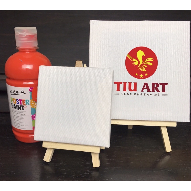 Mini Canvas TiuArt 10x10, 15x15 kèm giá đỡ