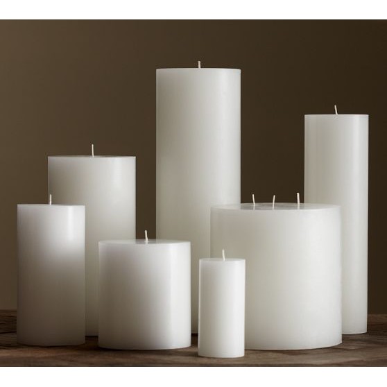 Nến trụ tròn không mùi D6H10 Miss Candle FTRAMART NQM6231 6 x 10 cm (Lựa chọn 11 màu)