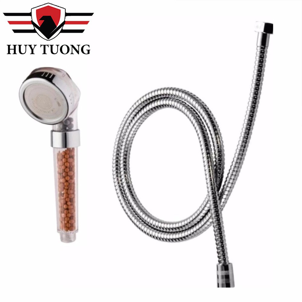 Vòi sen,sen tắm cao cấp lọc nước công nghệ Nano tăng áp ( Full bộ và đầu vòi sen lẻ ) - Huy Tưởng