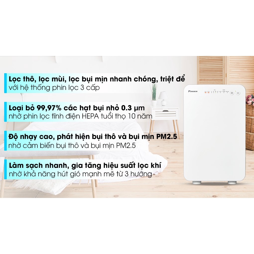 Máy lọc không khí Daikin MC30VVM-A XUẤT XỨ HÀN QUỐC - Dienmaykhore