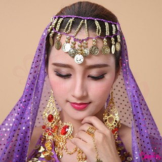 Khăn Choàng Đầu Múa Bụng Phong Cách Ấn Độ