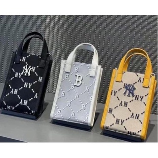 [CHÍNH HÃNG] Túi Đeo Chéo MLB Monogram Diamond Jacquard Phone Pouch