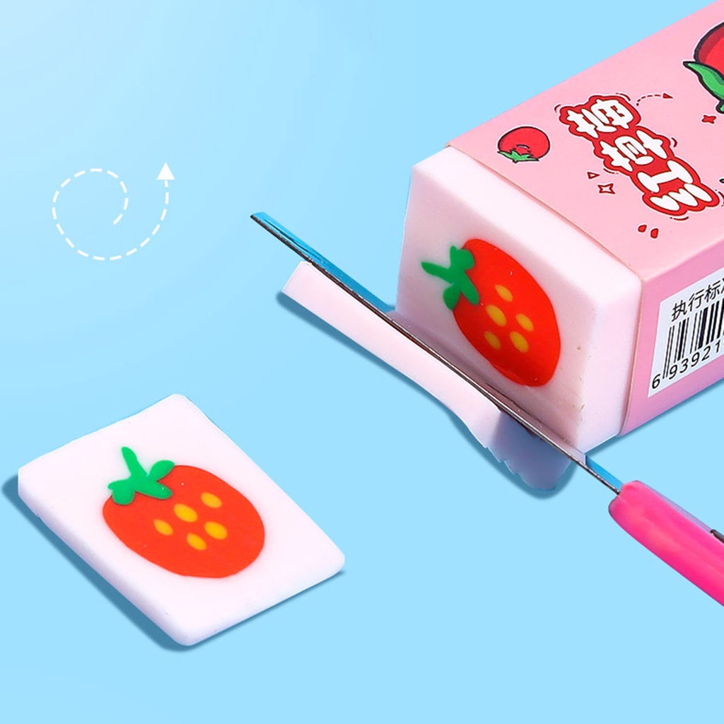 Cục Tẩy 2B Hình Trái Cây Hoạt Hình Đáng Yêu
