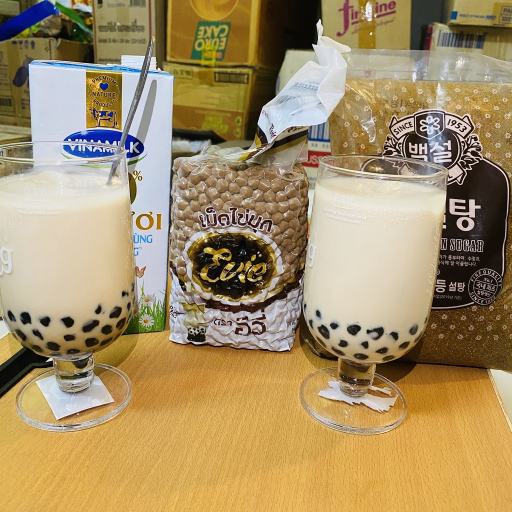 Trân Châu Đường Đen Caramen Evie Thái Lan Gói 1Kg, Trân Châu Đen, Hạt Trân Châu DA24 Huongthao28 - Chuyên Hàng Thái