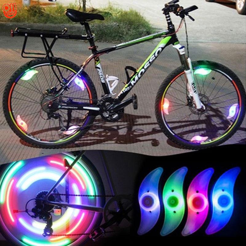 Đèn LED gắn bánh xe đạp