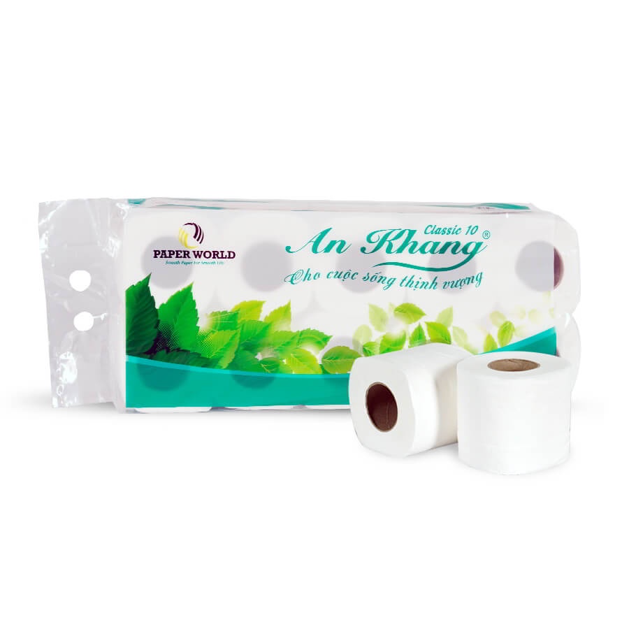 SALE - GIẤY VỆ SINH SIÊU DAI | 100% bột giấy nguyên sinh - KHÔNG BỤI AKC10