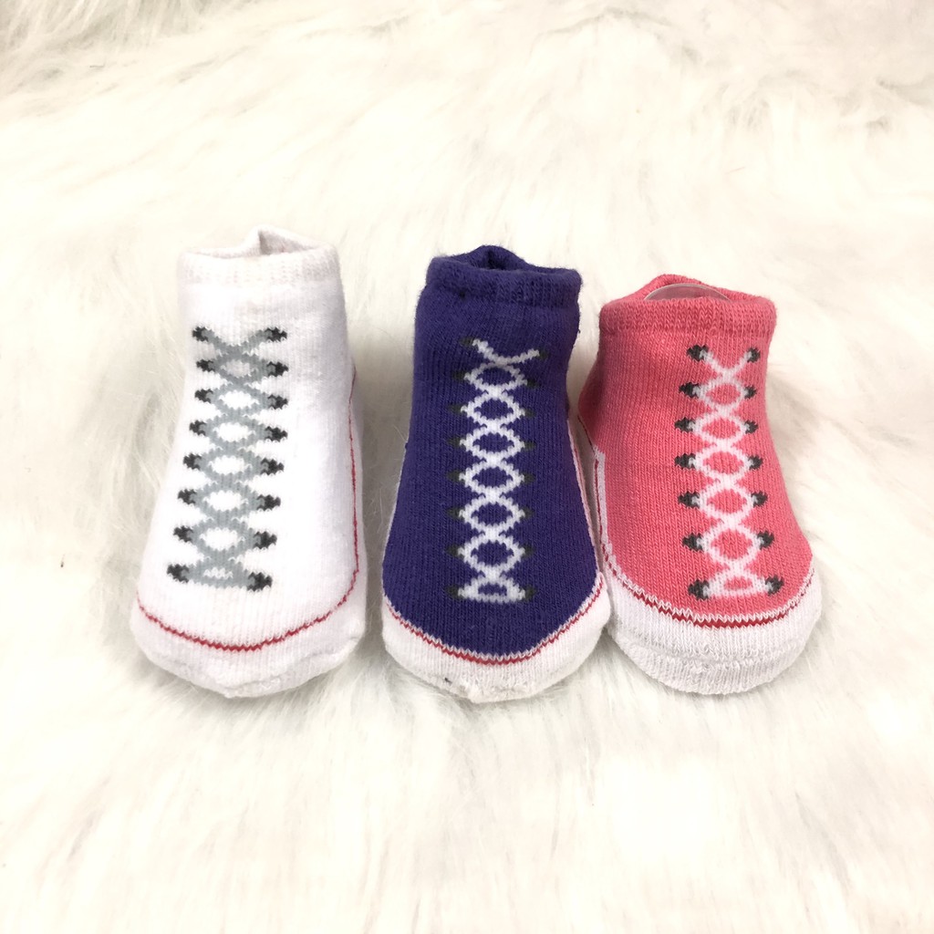 Tất len sơ sinh giả giày cho bé trai/bé gái từ 0-2m