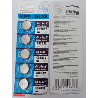 VỈ 5 PIN CÚC ÁO CR2032 LITHIUM