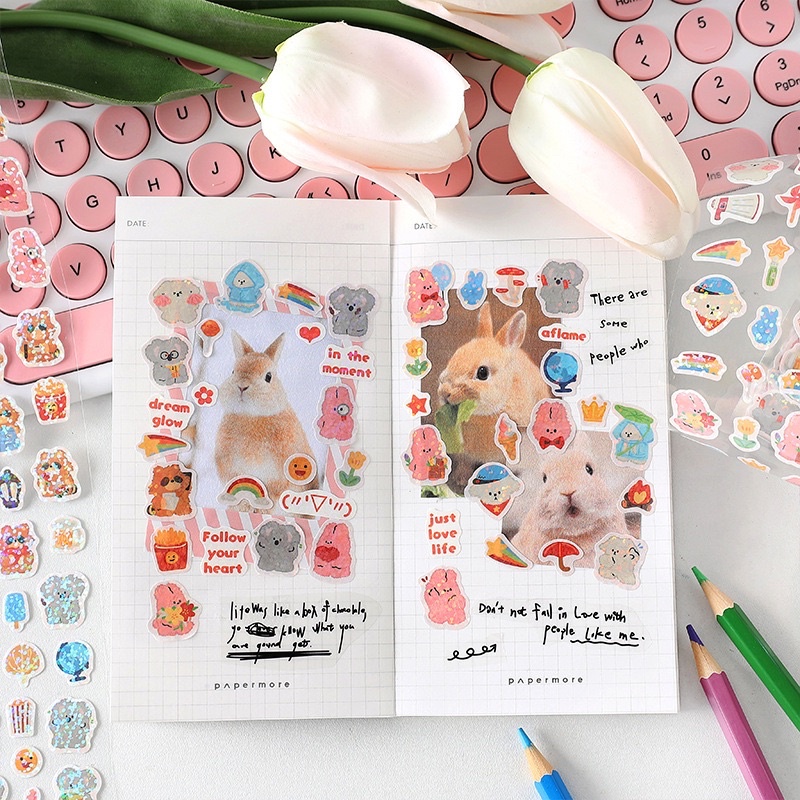 Masking tape decor, sticker trang trí sổ Infeel.me