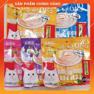 Combo 5 túi giao churu trộn đủ vị (1tui/20tuyp)