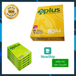 Giấy IK Plus - Giấy A4, A5 định lượng 70 ( giấy in, giấy photo - tập sổ giấy bookmark, dụng cụ văn phòng phẩm )
