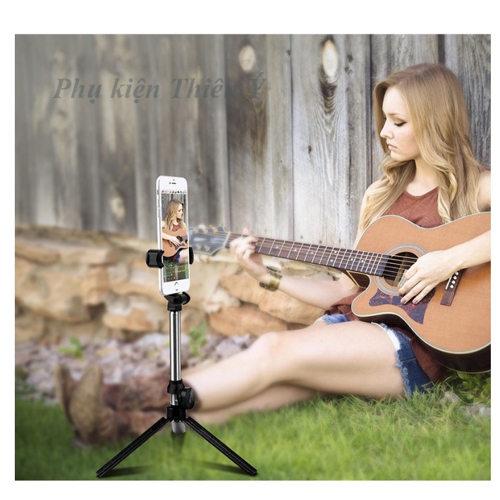 Gậy chụp selfie gắn đèn - Gậy chụp ảnh Bluetooth đa năng XT-10S Thế Hệ 2 - Gậy chụp hình tự sướng tích hợp trippo 3 chân