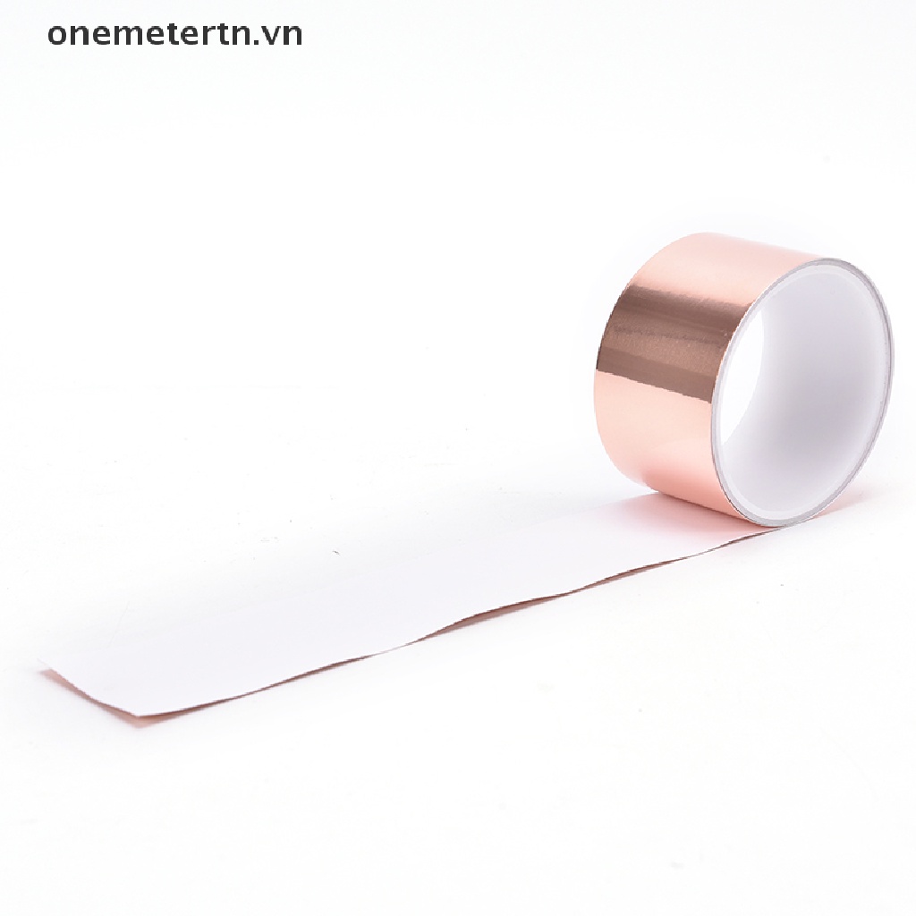 onemetertn  50mm x 3m EMI Copper Foil Shielding Tape Conductive Self Adhesive Barrier GuitarNew  VN