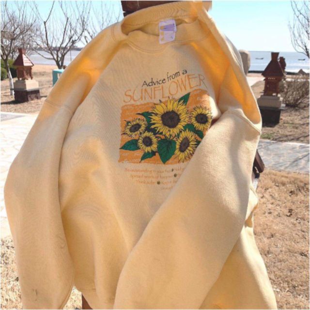 Áo Sweater Nữ In Bông Siêu Đẹp Có Kèm Video