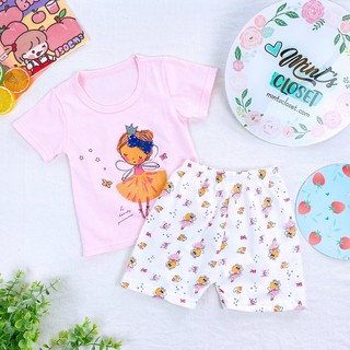 Bộ Cotton Baby Mặc Nhà Siêu Mát Dành Cho Bé Từ 1-4 TUỔI - S1229