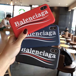 Balenciaga Ốp Điện Thoại Tpu Mềm Cho Iphone11 11pro Max Xs Xr Case X I7 I8 6s Plus