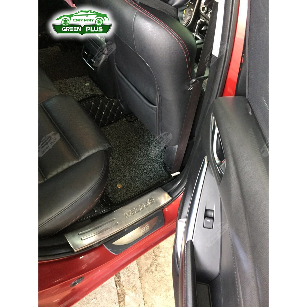Thảm lót sàn ô tô 6D Mazda 6 2013-2022 chống nước, không mùi, phủ kín 90% sàn xe