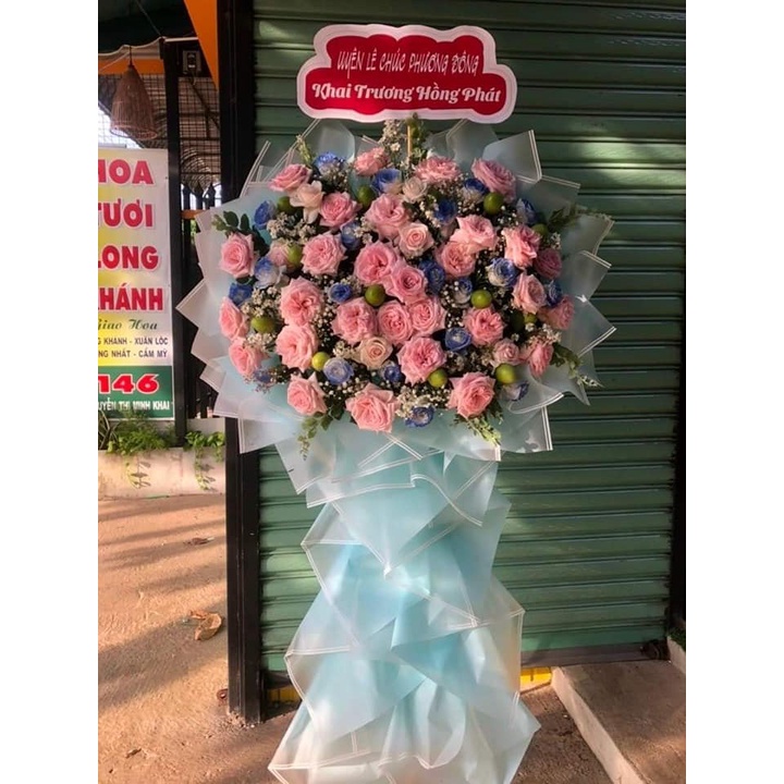 Giấy Gói Hoa Bóng Mờ Viền Mờ Rộng 2 Đầu Sáng