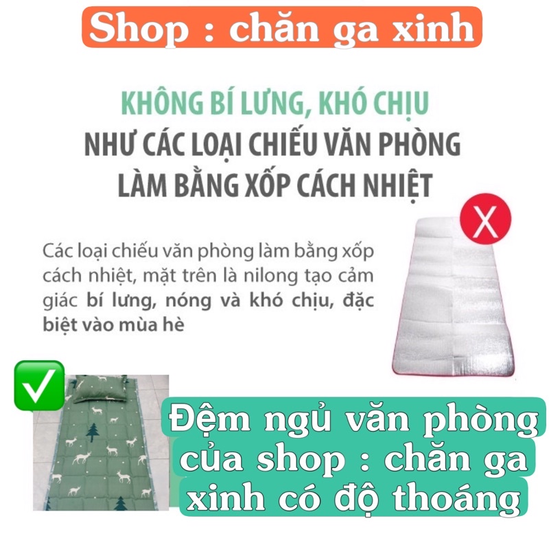 Nệm ngủ văn phòng ,Đệm du lịch tiện lợi size 90x190cm gấp gọn tiện lợi đa năng lttp2001