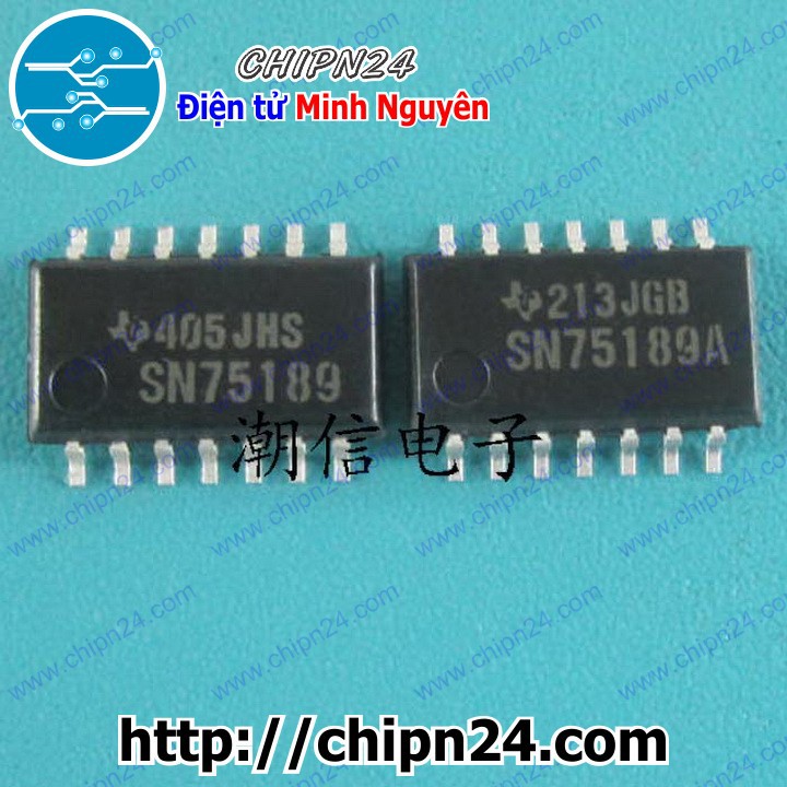 [1 CON] IC SN75189 SOP-14 (SMD Dán) (SN75189A SN75189ANSR 75189)