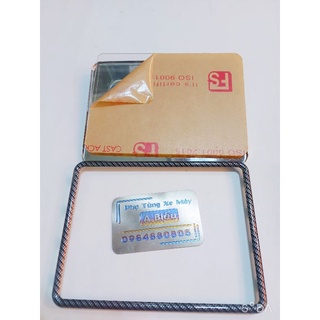BỘ khung biển số CARBON ,bảng số kèm mica dành cho các dòng xe máy