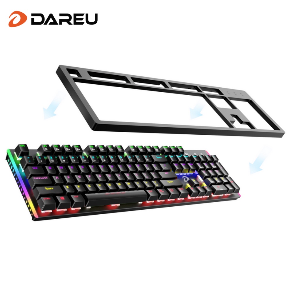 Bàn Phím Cơ DAREU EK520 Multi Led Optical (chống nước) WATERPROOF, Optical switch [Bảo Hành 2 Năm]