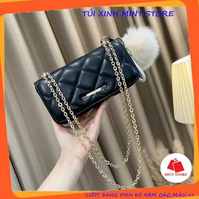 Túi đeo chéo nữ đẹp trần trám đi chơi sang chảnh PK 386