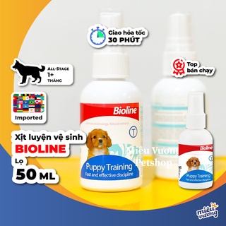 Xịt huấn luyện chó vệ sinh đúng chỗ Bioline Puppy Training 50ml