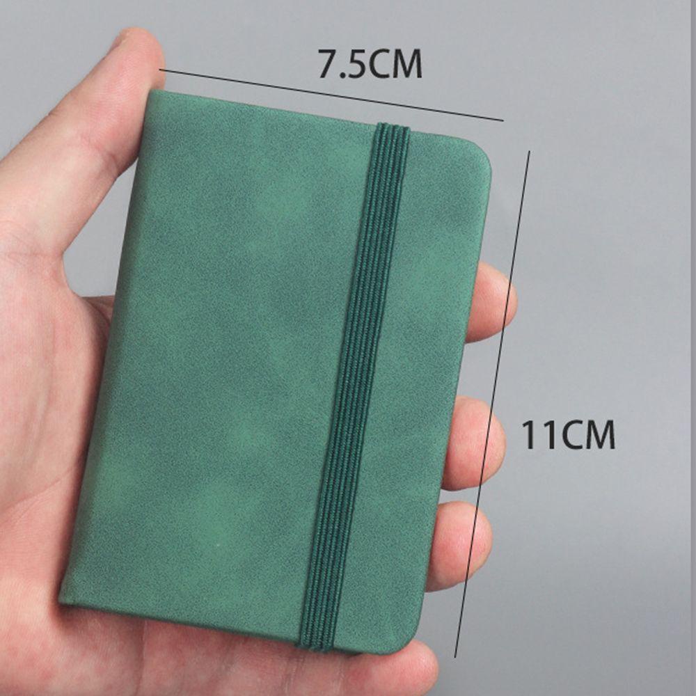 Sổ Nhật Ký Mini Bằng Da Phong Cách Retro Sáng Tạo