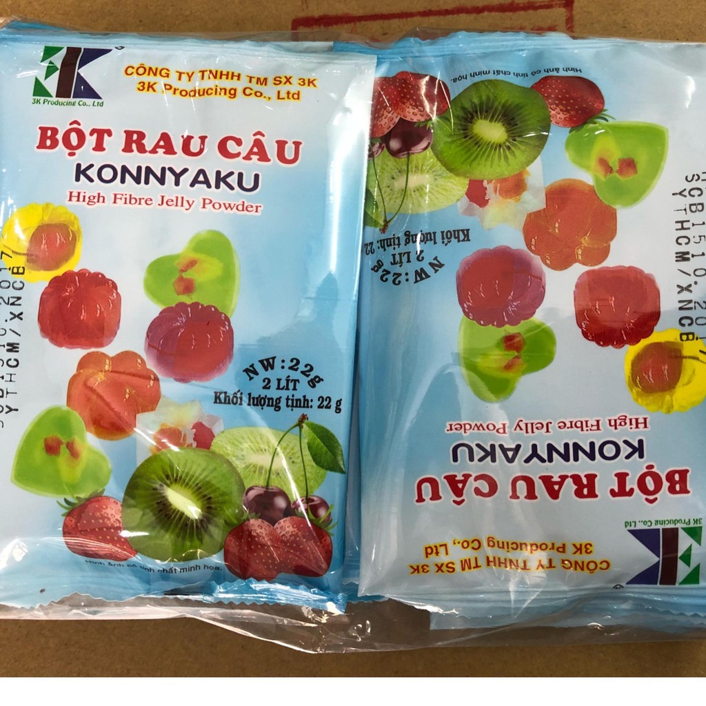 Bột rau câu konnyaku 22g 3k