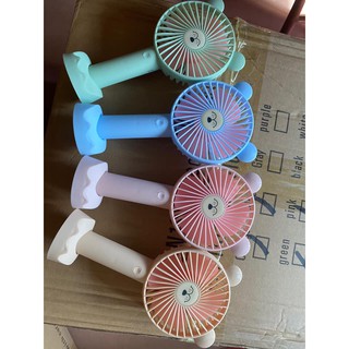 Quạt cầm tay Mini kèm chân đứng + sạc+ pin