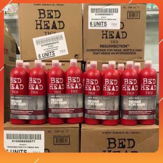 Dầu gội xả tigi đỏ/tím/đen 1 cặp 750ml