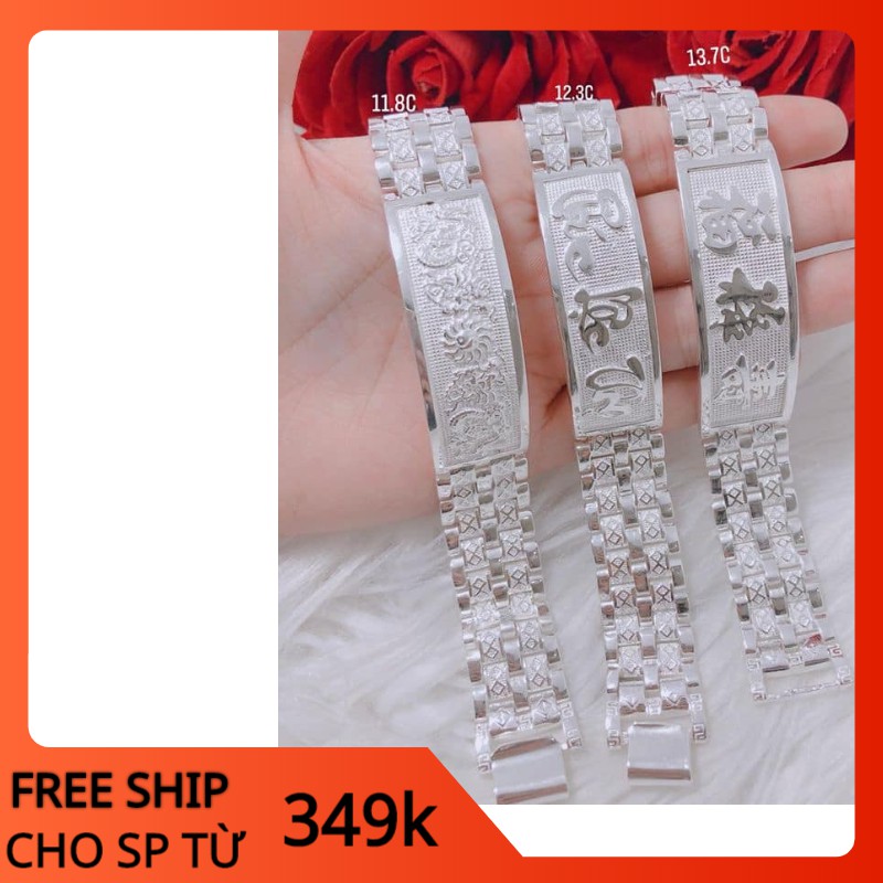 lắc tay nam bạc ta 14 chỉ