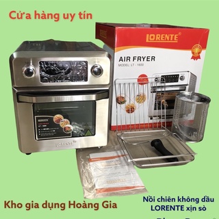 Nồi chiên không dầu lorente 16l hàng CHÍNH HÃNG bảo hành 12 tháng(hàng có bộ que xiên thịt nướng)