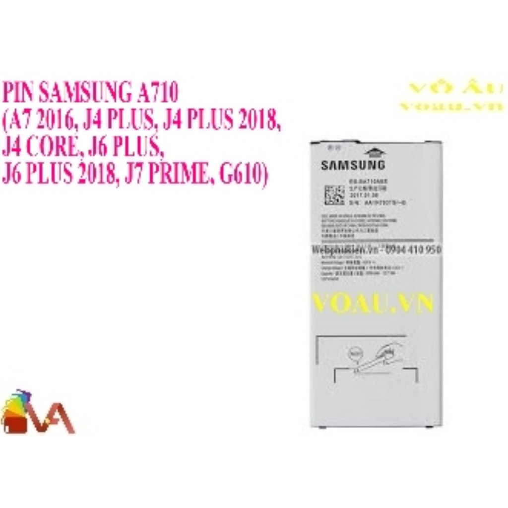 PIN SAMSUNG A710 (A7 2016, J4 PLUS, J4 PLUS 2018, J4 CORE, J6 PLUS, J6 PLUS 2018, J7 PRIME, G610) [c