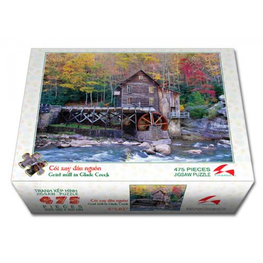 Tranh xếp hinh -Jigsaw Puzzle 475 mảnh -CỐI XAY ĐẦU NGUỒN