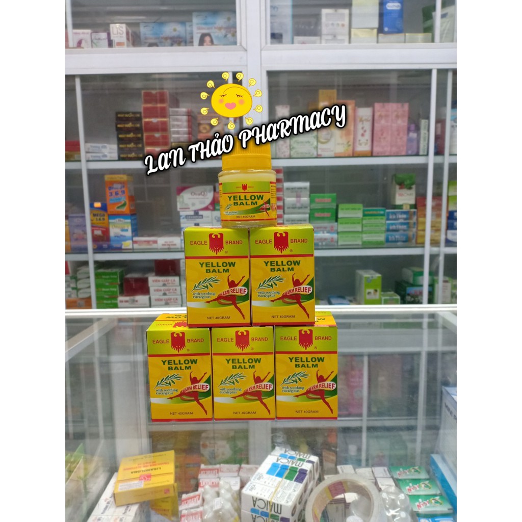 [20g] DẦU CÙ LÀ VÀNG CON Ó EAGLE BRAND YELLOW BALM CHÍNH HÃNG