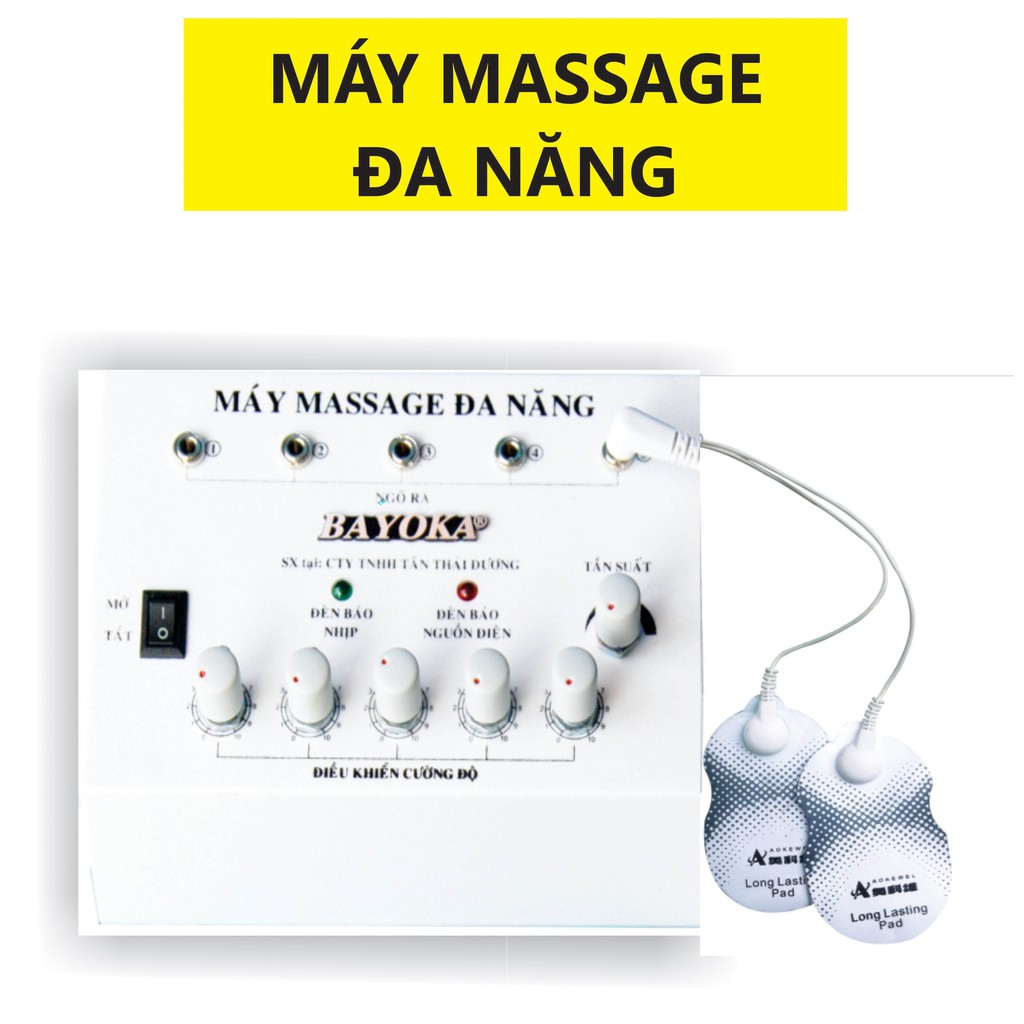 Máy massage đa năng có pin sạc Bayoka - Việt Nam