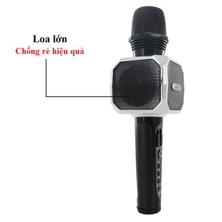 Micro không dây Karaoke JVJ SD-10 Bluetooth (Hồng, Đen)